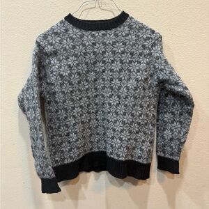 VTG Gap Sweater Women's Geometric Gray Size Medium